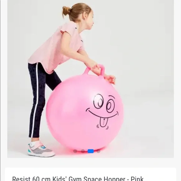 Kids Hopper Ball by Decathlon in Pink Colour, size 60 cm - Picture 3 of 9